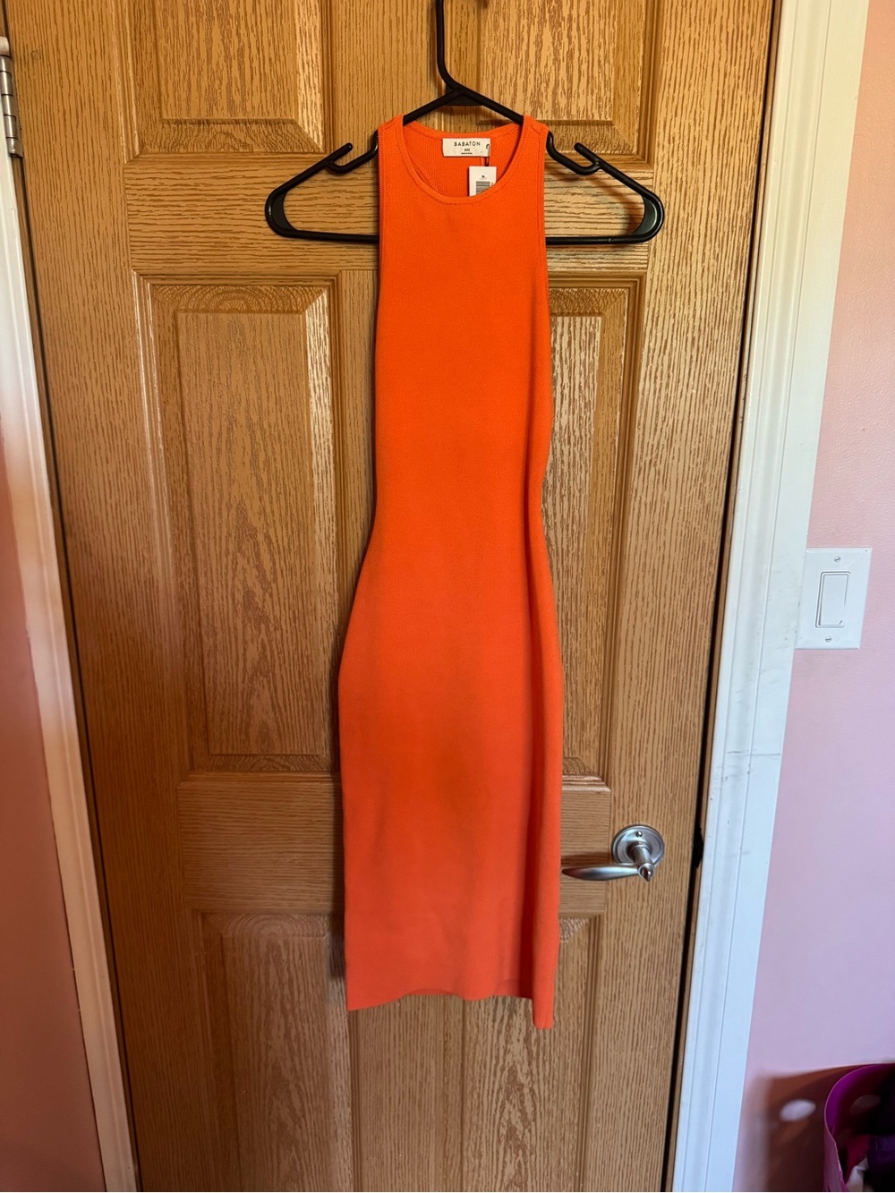 Babaton Sculpt Knit Racer Dress